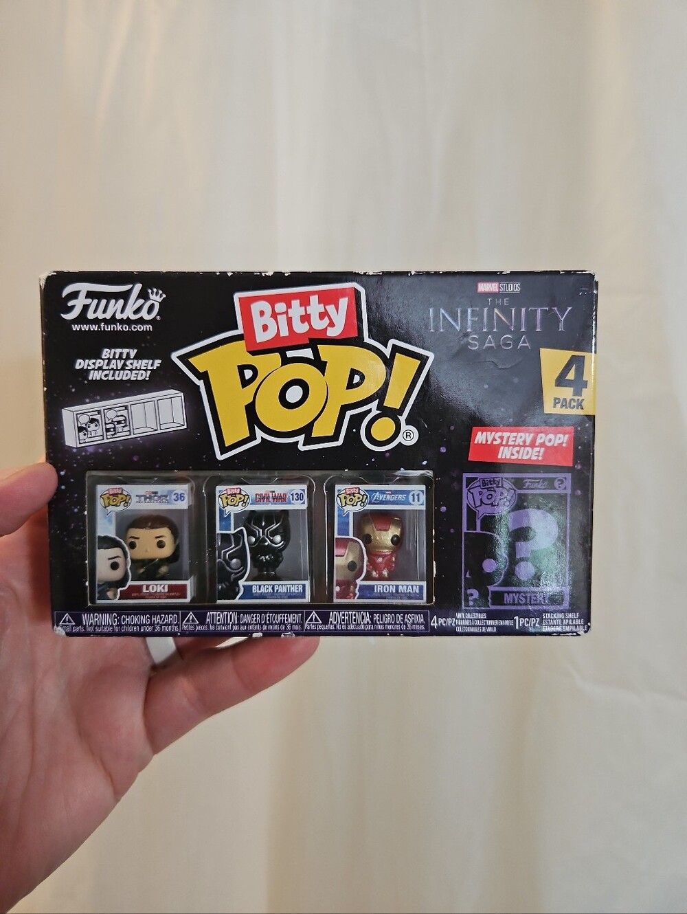 Funko Bitty Pop! - Marvel The Infinity Saga Series 4 Figures, 4-Pack: NEW